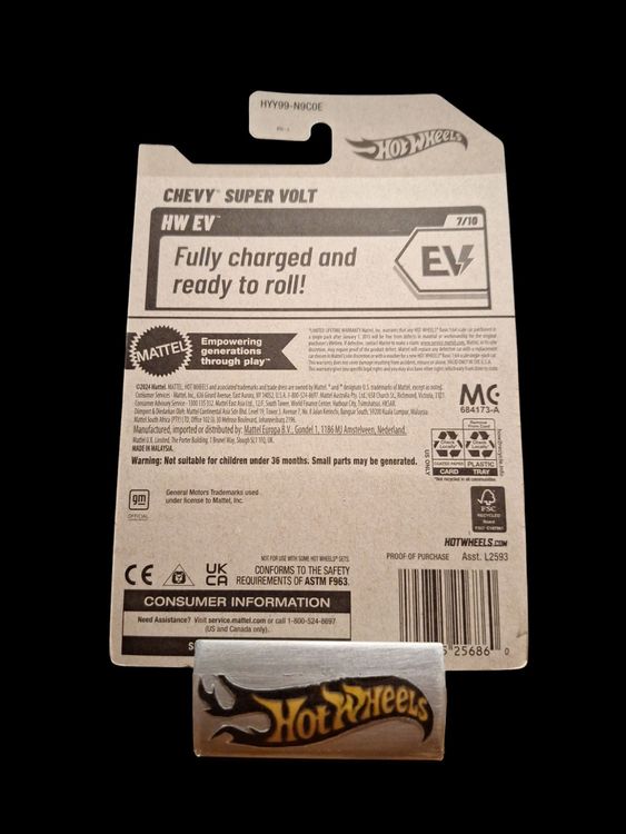 Hot Wheels HW EV 2025 Chevy Super Volt 7/10 L