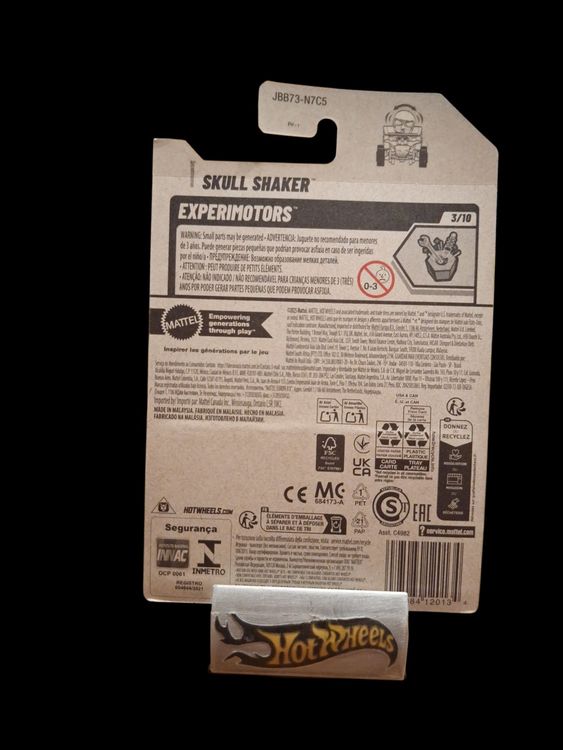 Hot Wheels Experimotors 2025 Skull Shaker 3/10 L