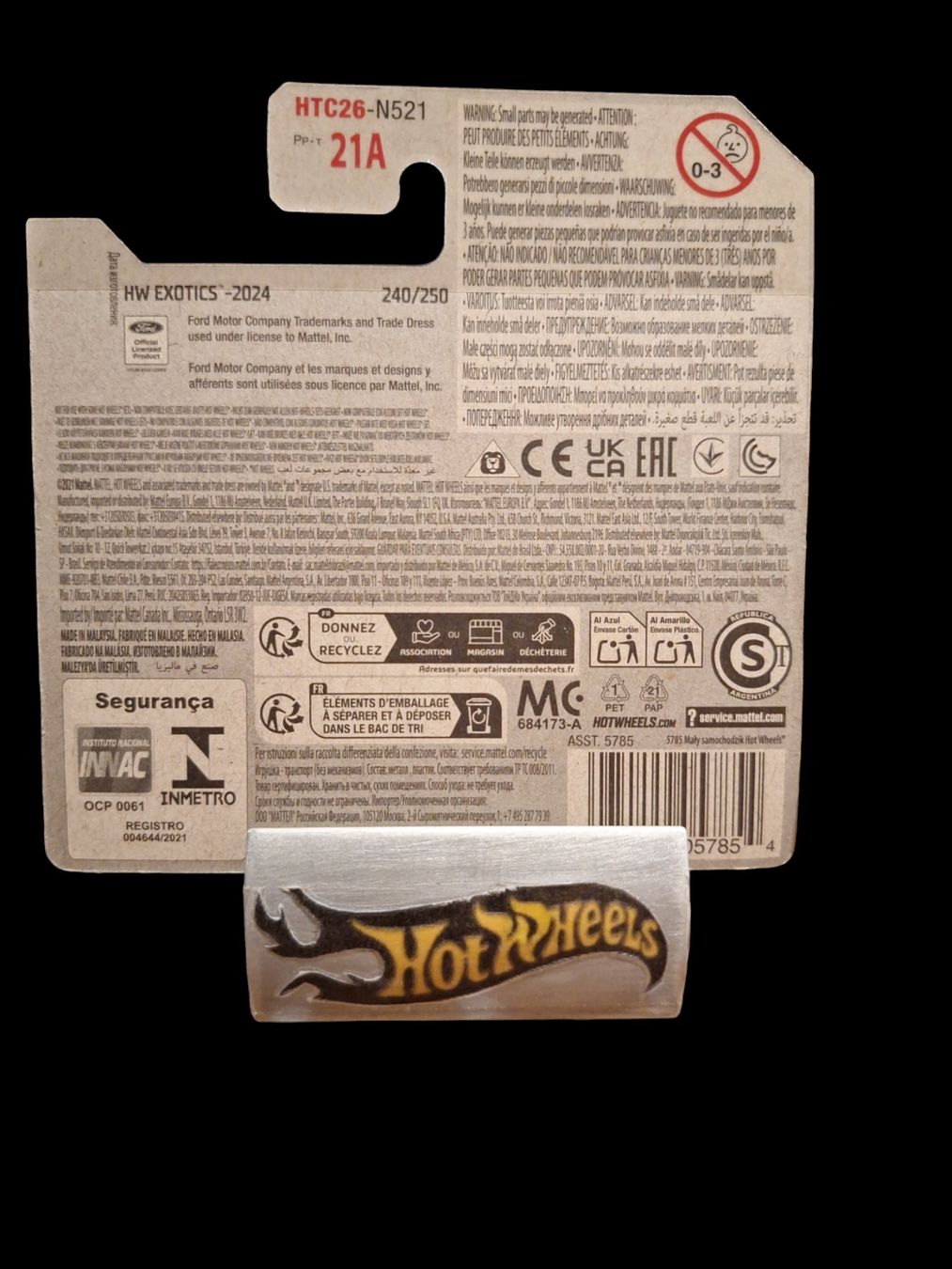 Hot Wheels HW Exotics 2024 17 Ford GT 9/10 S