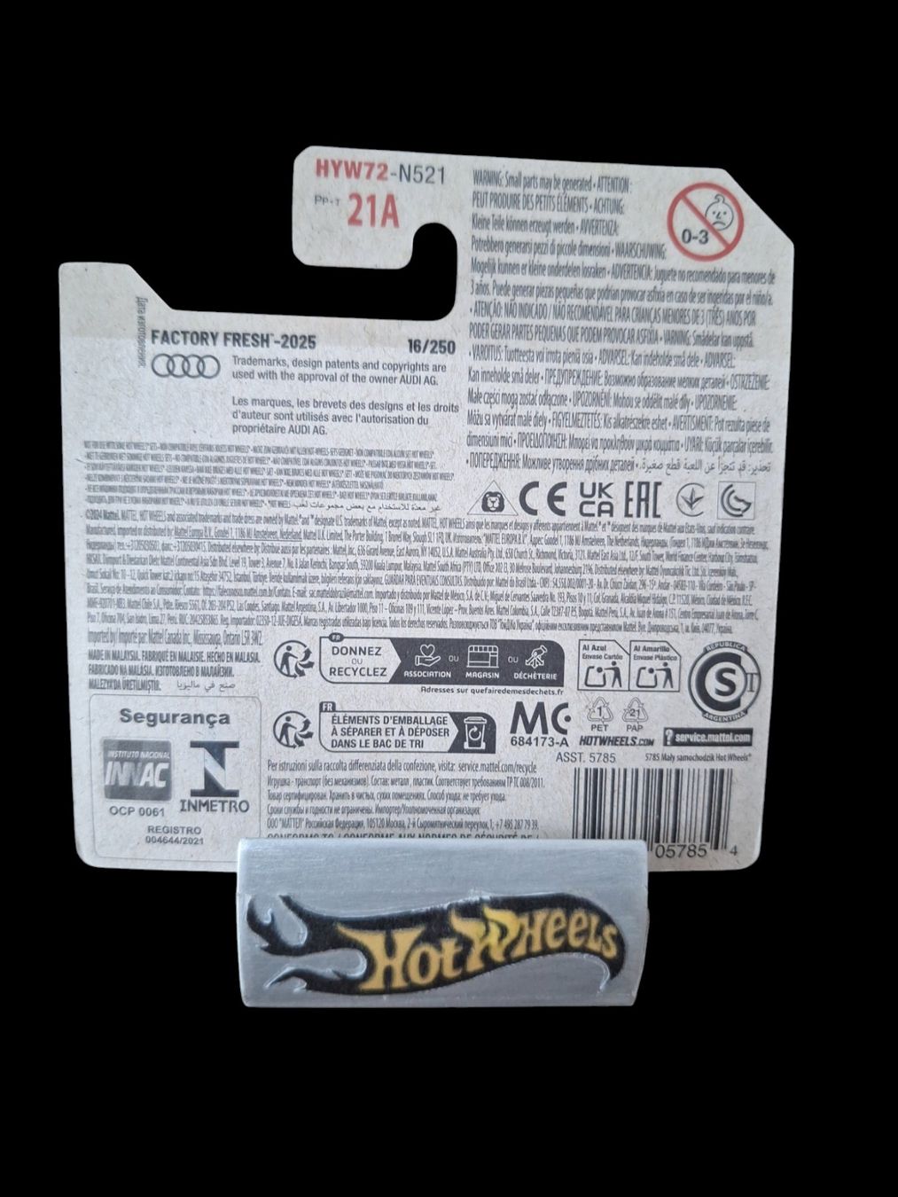 Hot Wheels Factory Fresh 2025 87 Audi Quattro 2/5 S