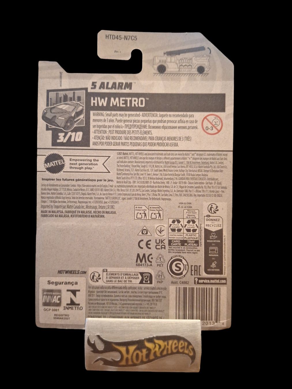 Hot Wheels HW Metro 2024 5 Alarm 3/10 L