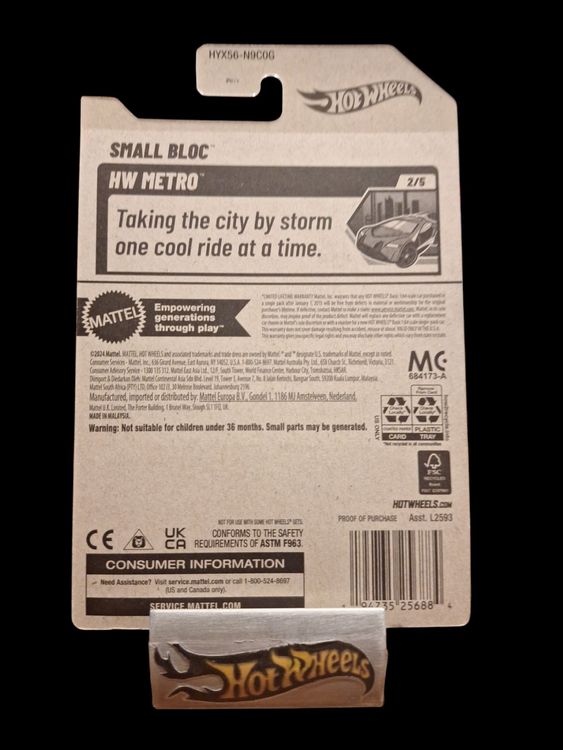 Hot Wheels HW Metro 2025 Small Bloc 2/5 L