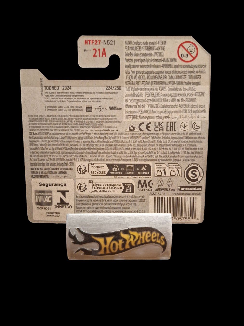 Hot Wheels Tooned 2024 94 Toyota Supra 4/5 S