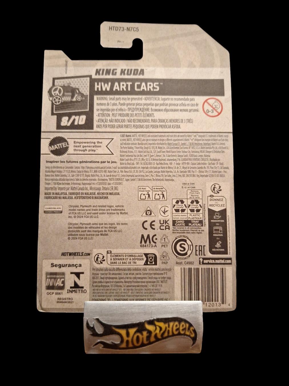 Hot Wheels HW Art Cars 2024 King Kuda 8/10 L