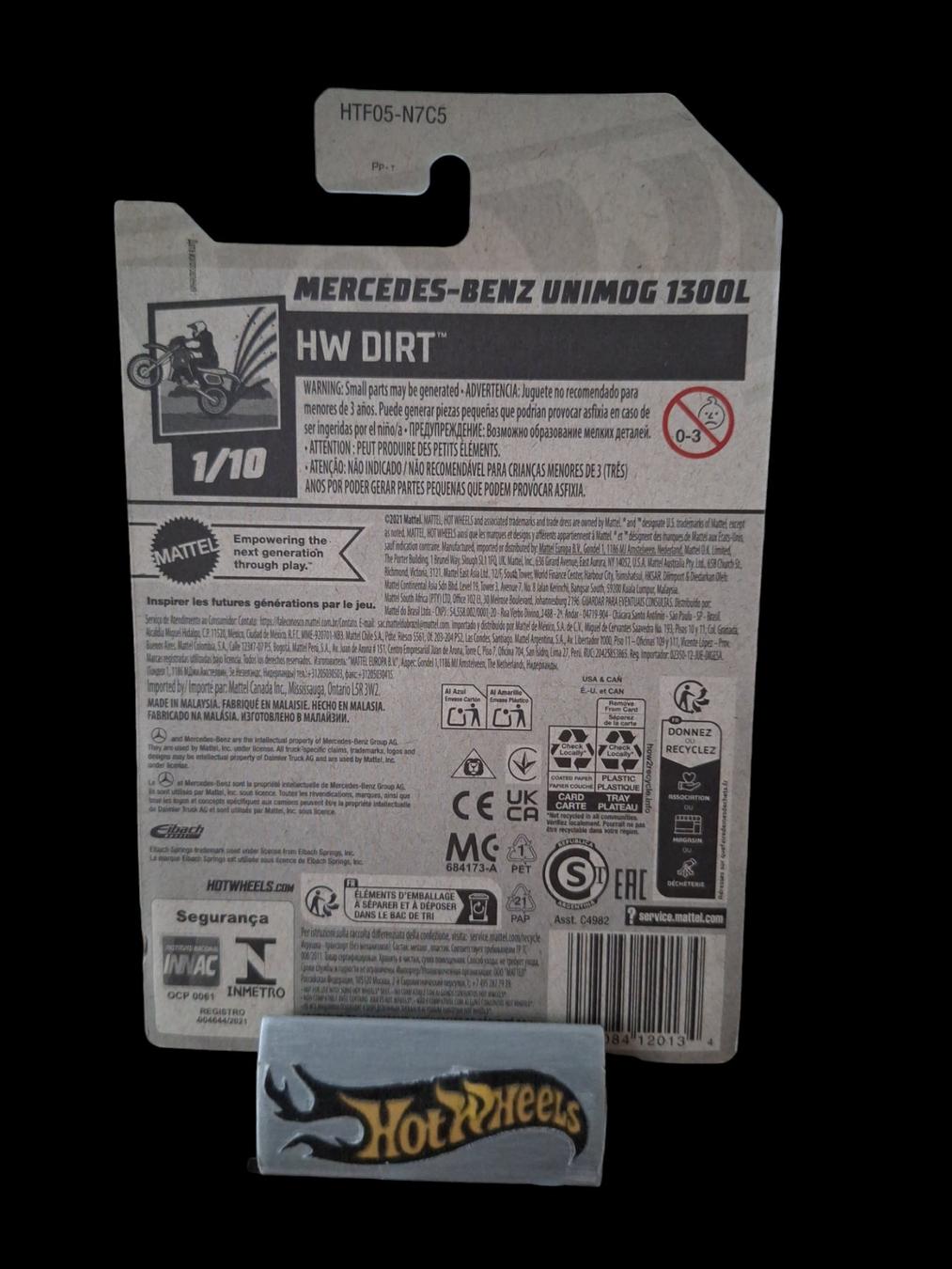 Hot Wheels HW Dirt 2024 Mercedes-Benz Unimog 1300L 1/10 L