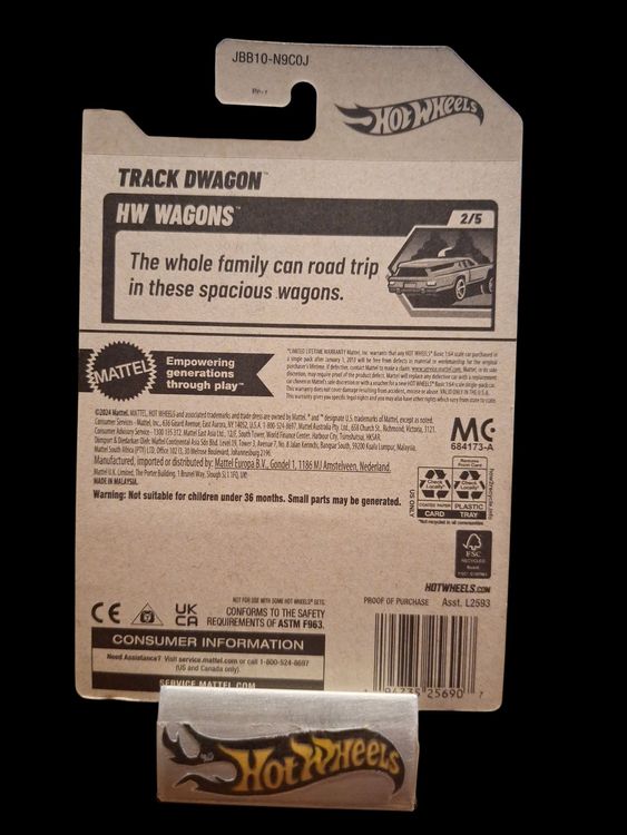 Hot Wheels HW Wagons 2025 Track Dwagon 2/5 L