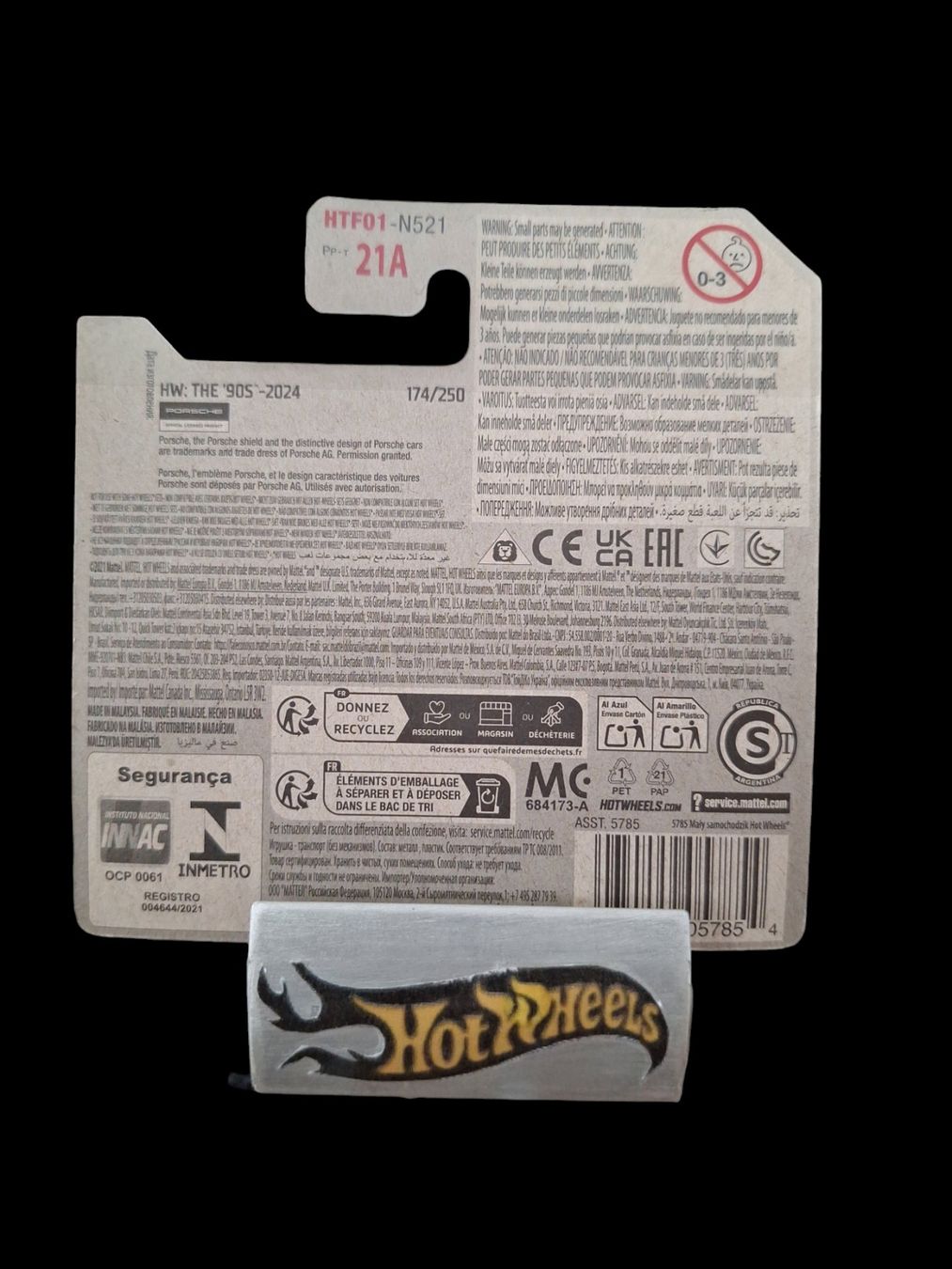 Hot Wheels HW: The 90s 2024 96 Porsche Carrera 1/10 S