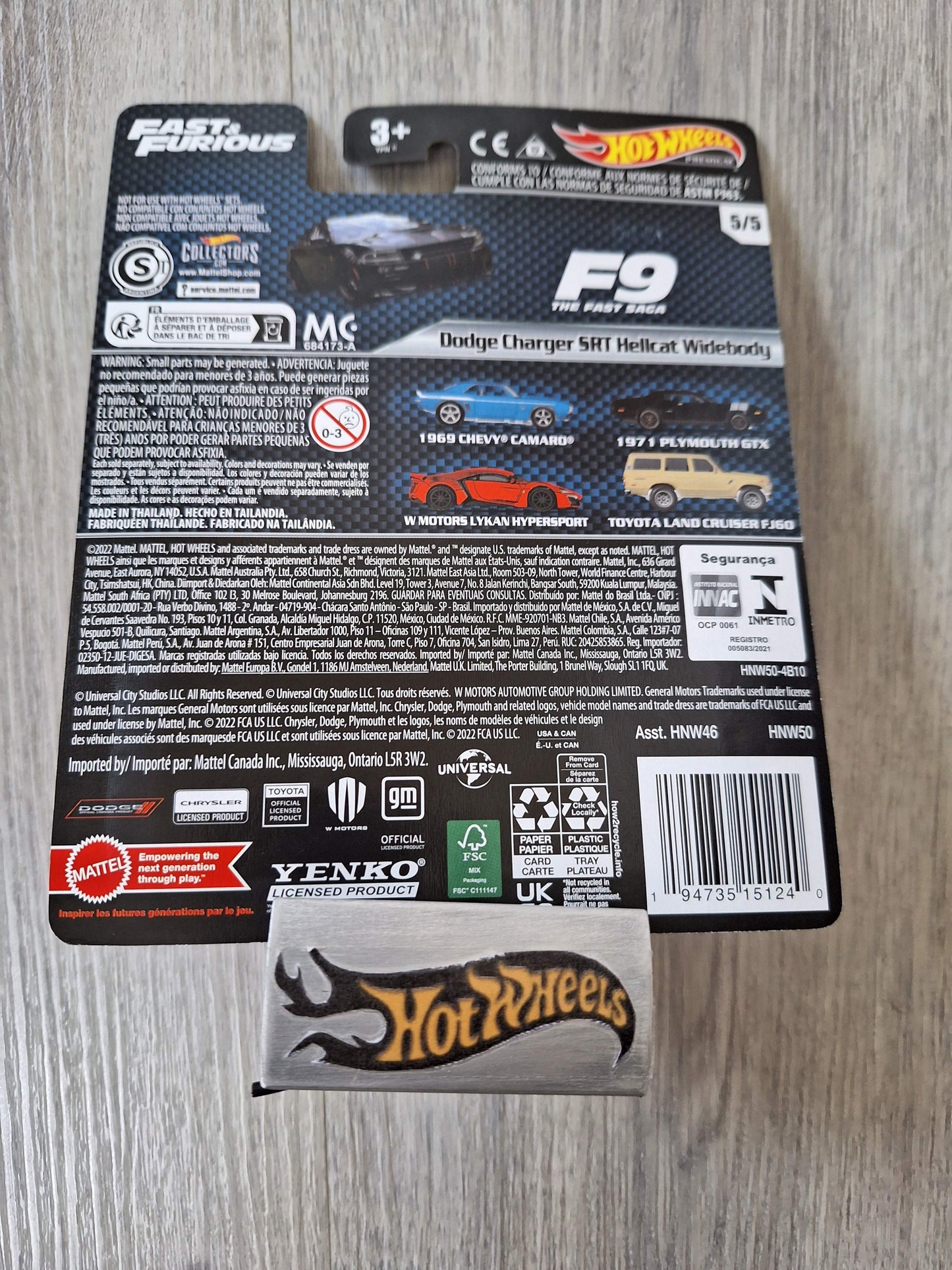Komplettes Set Hot Wheels Premium 2023 Fast & Furious