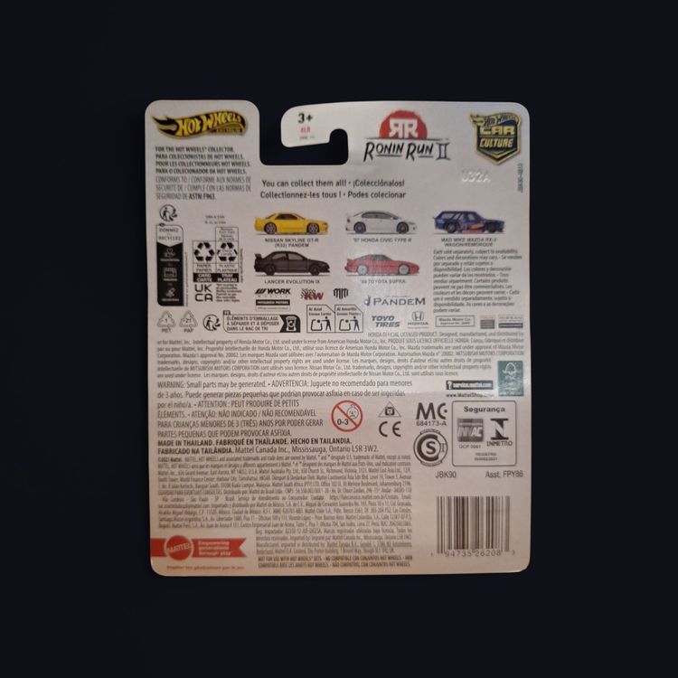 Komplettes Set Hot Wheels Premium Car Cultur Ronin Run II