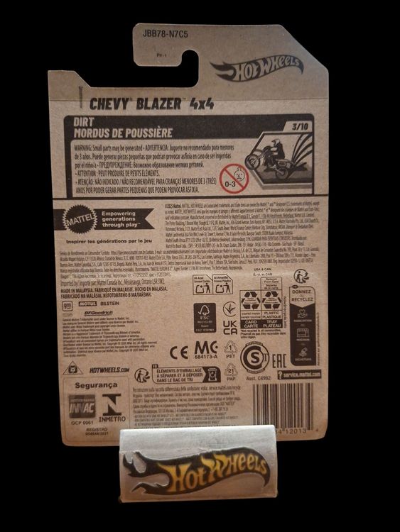 Hot Wheels HW Dirt 2025 Chevy Blazer 4x4 3/10 L