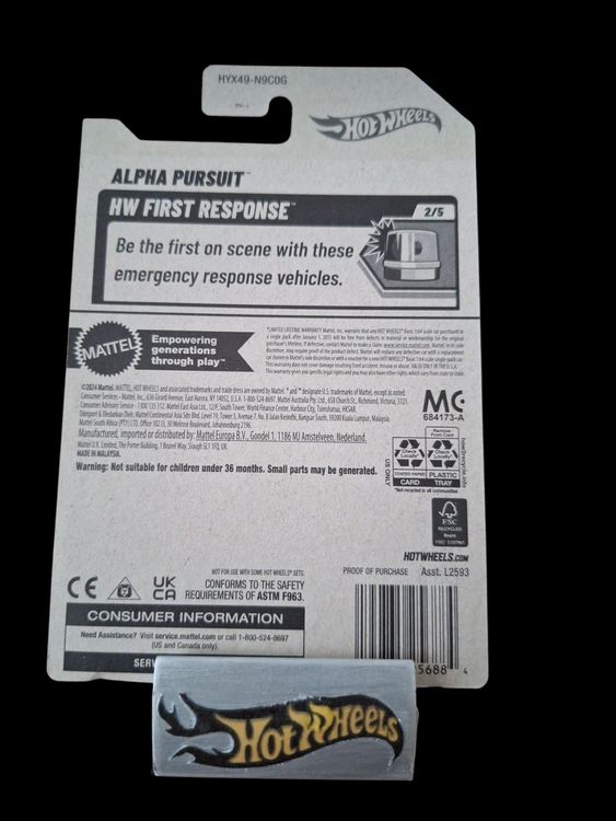 Hot Wheels HW First Response 2025 Alpha Pursuit 2/5 L