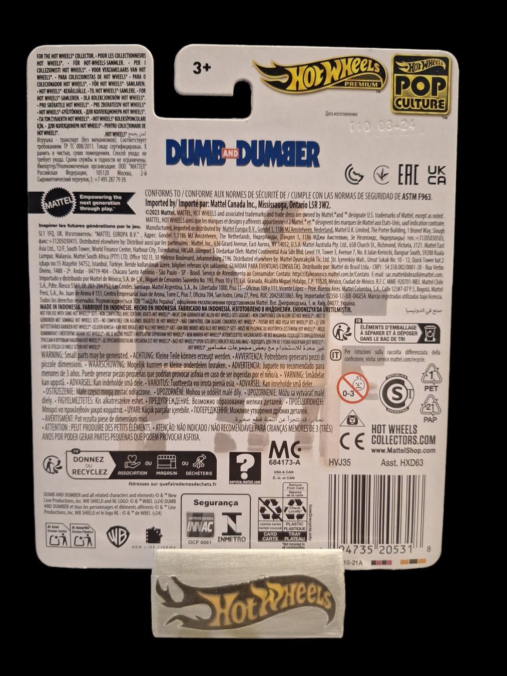 Hot Wheels Premium 2024 Dumb and Dumber Mutt Cutts Van
