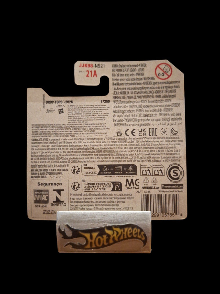 Hot Wheels Drop Tops 2026 Pass 'n Go 1/5 S
