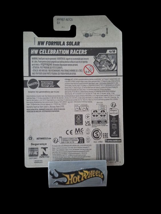 HW Celebration Racers 2025 HW Formula Solar 4/10 L
