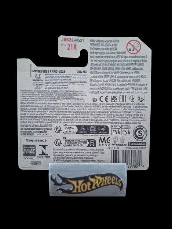 Hot Wheels HW Reverse Rake 2025 Honda Civic Custom