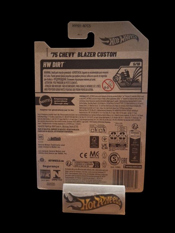 Hot Wheels HW Dirt 2025 75 Chevy Blazer Custom 5/10 L