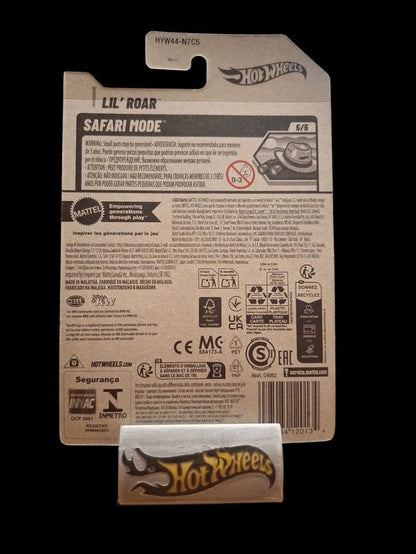 Hot Wheels Safari Mode 2025 Lil' Roar 5/5 L