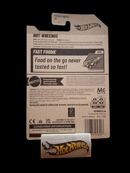 Hot Wheels Fast Foodie 2025 Hot Wheengs 5/5 L