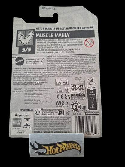 Hot Wheels Muscle Mania 2024 Aston Martin DB4GT High-Speed Edition 5/5 L
