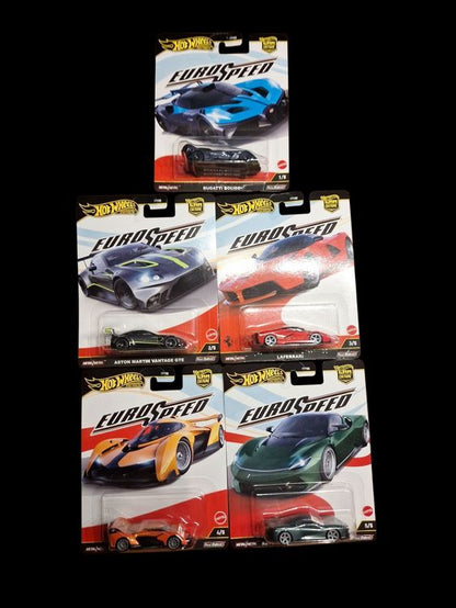 Komplettes Set Hot Wheels Premium EuroSpeed 2025