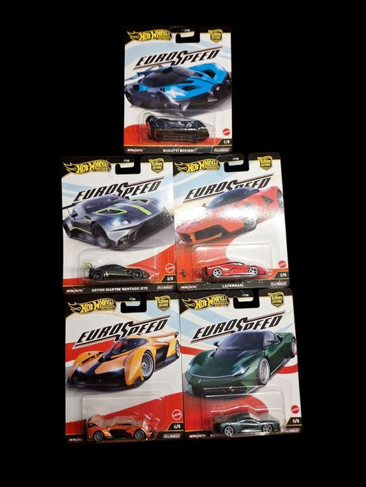 Komplettes Set Hot Wheels Premium EuroSpeed 2025
