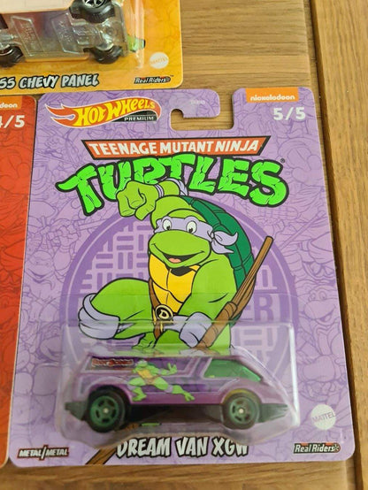 * SALE*Kompl. Set Hot Wheels Premium Mutant Ninja Turtles TMNT 2022
