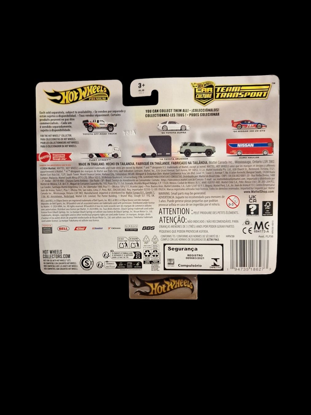 HW Premium Team Transport #71 Fleet Street Toyota Off-Road Truck