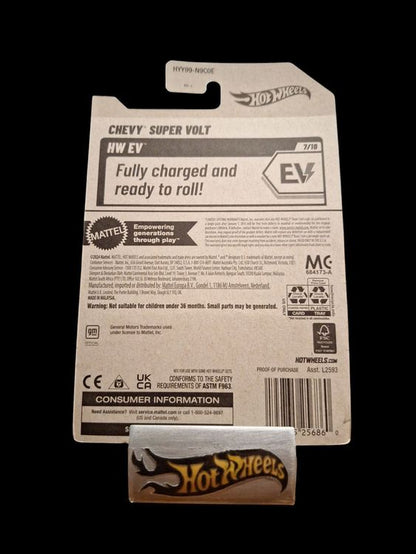 Hot Wheels HW EV 2025 Chevy Super Volt 7/10 L