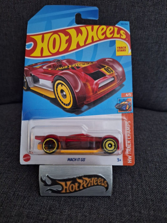 Hot Wheels HW Speed Team 2022 Mach It Go 4/5 Long Card
