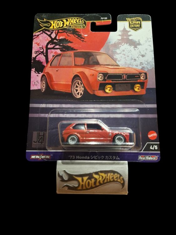 HW Premium Japan Historic 4 2024 73 Honda Civic Custom 4/5