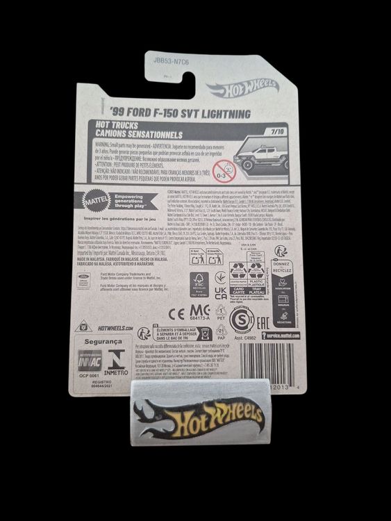 HW Hot Trucks 2025 99 Ford F-150 SVT Lightning 7/10 L