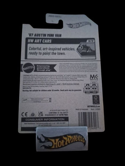 Hot Wheels HW Art Cars 2025 67 Austin Mini Van 10/10 L
