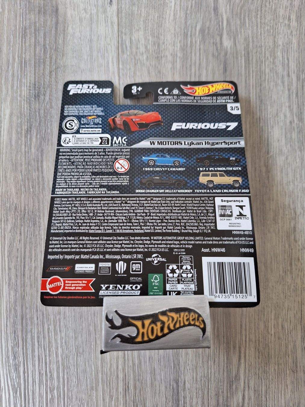 Komplettes Set Hot Wheels Premium 2023 Fast & Furious