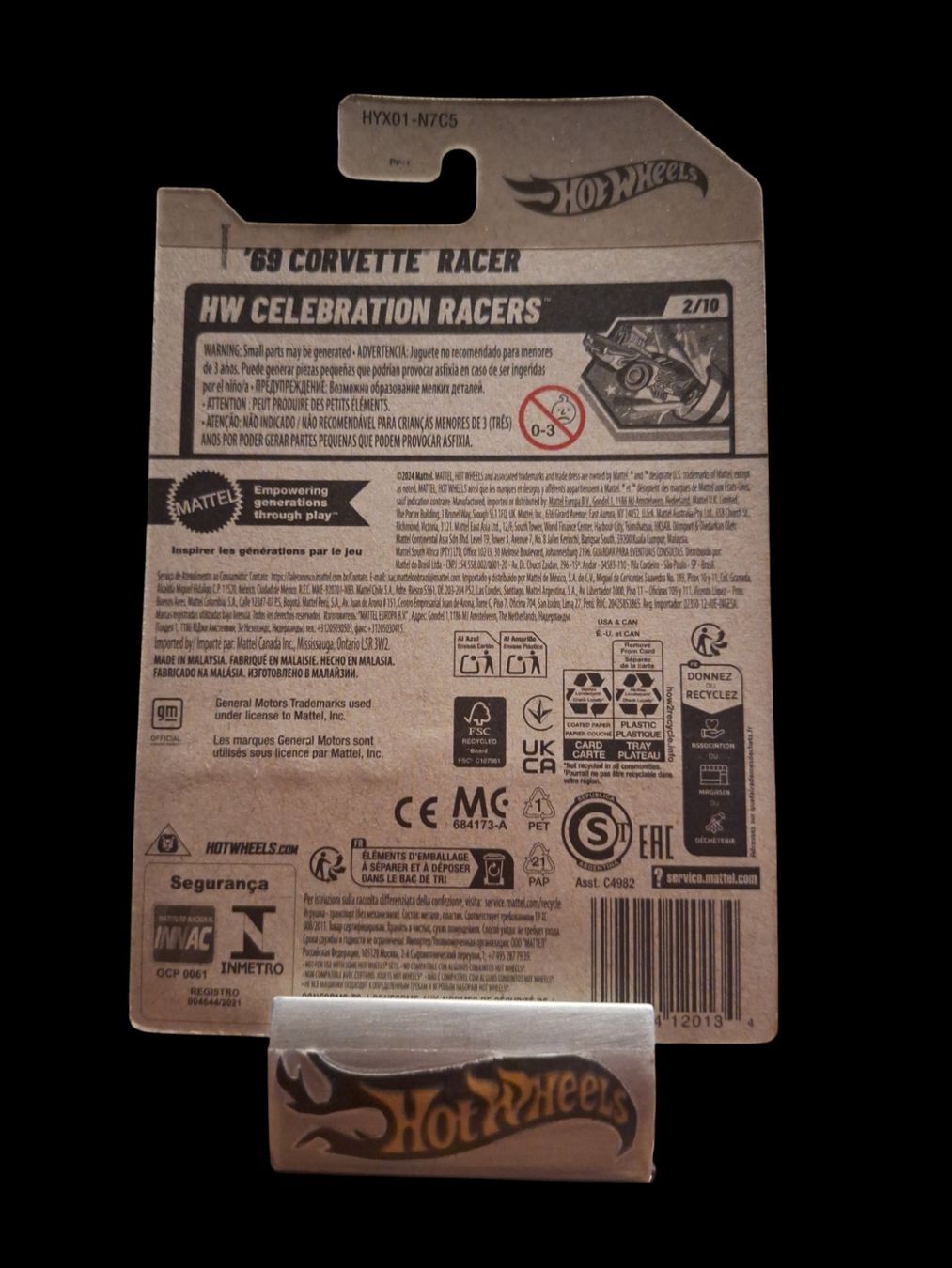 Hot Wheels HW Celebration Racers 2025 69 Corvette Racer 2/10 L