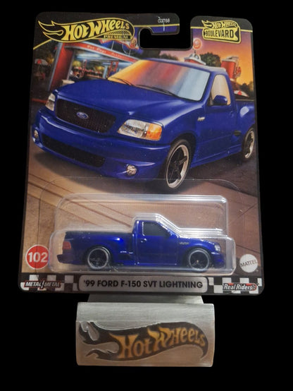 Hot Wheels Premium Boulevard #102 99 Ford F-150 SVT Lightning
