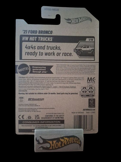 Hot Wheels HW Hot Trucks 2025 21 Ford Bronco 1/10 L