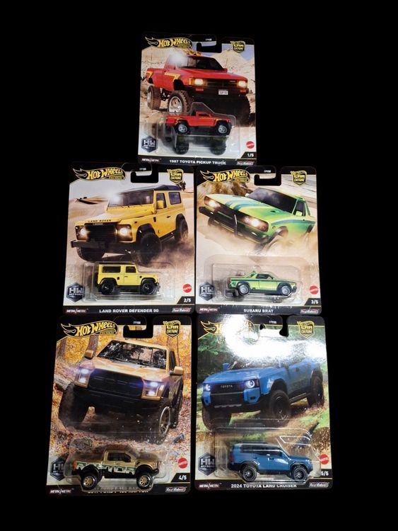 Komplettes Set Hot Wheels Premium Off-Road 2025