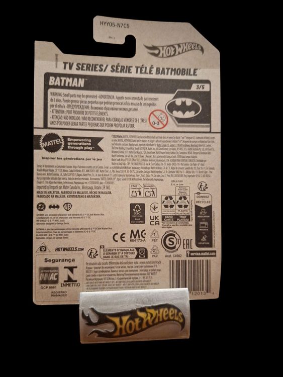 Hot Wheels Batman 2025 TV Series Batmobile 3/5 L