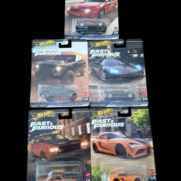 Komplettes Set Hot Wheels Premium Fast & Furious 2025 Mix 3