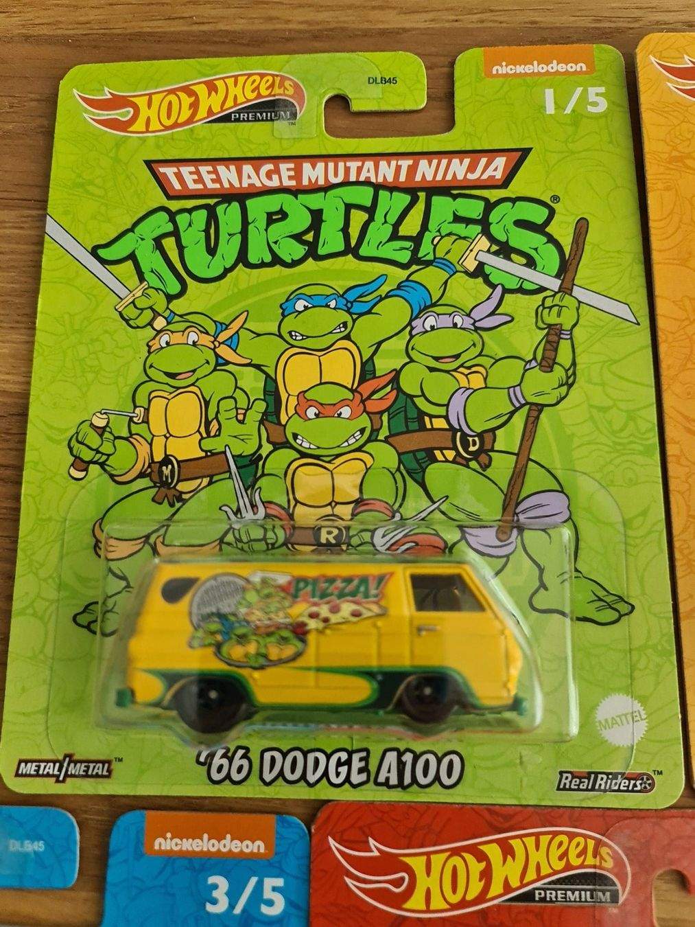 * SALE*Kompl. Set Hot Wheels Premium Mutant Ninja Turtles TMNT 2022