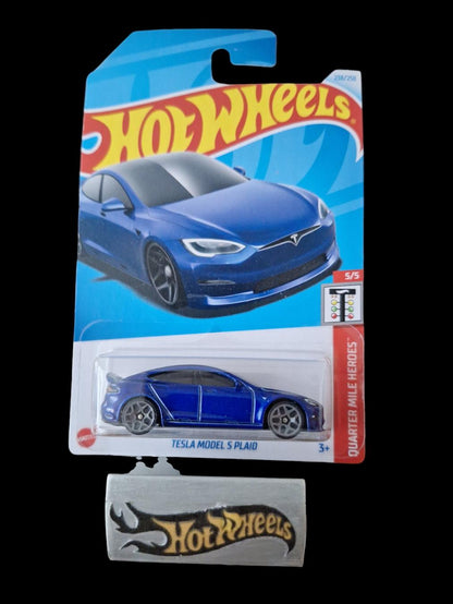 Hot Wheels Quarter Mile Heroes 2024 Tesla Model S Plaid 5/5 L