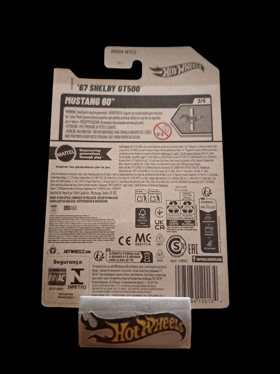 Hot Wheels Mustang 60 2025 67 Shelby GT500 3/5 L
