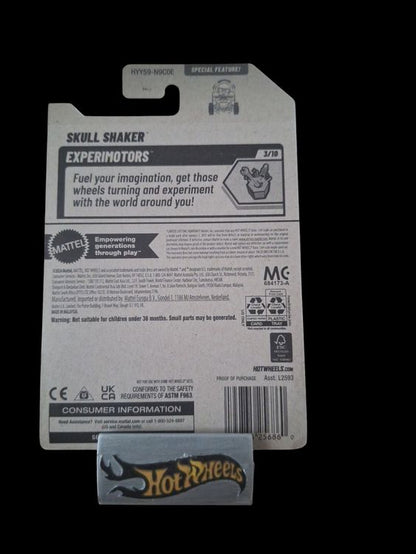 Hot Wheels Experimotors 2025 Skull Shaker 3/10 L