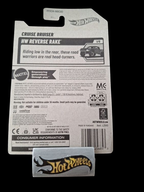 Hot Wheels HW Reverse Rake 2025 Cruise Bruiser 1/5 L