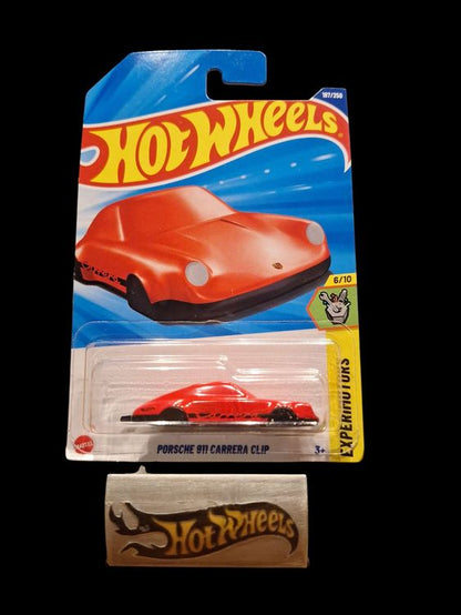 Hot Wheels Experimotors 2025 Porsche 911 Carrera Clip 6/10 L