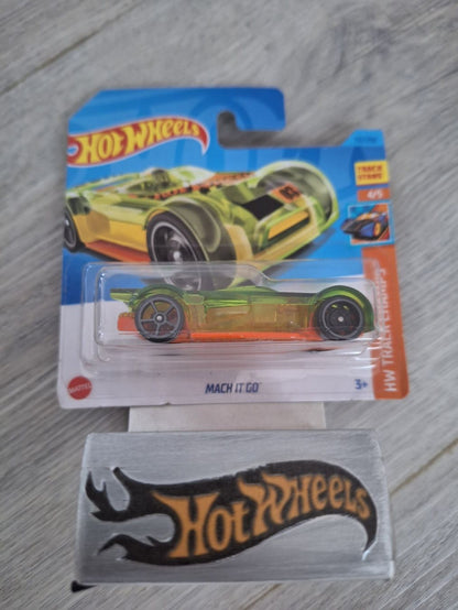 Hot Wheels HW Track Champs 2023 Mach It Go 4/5 Short Card
