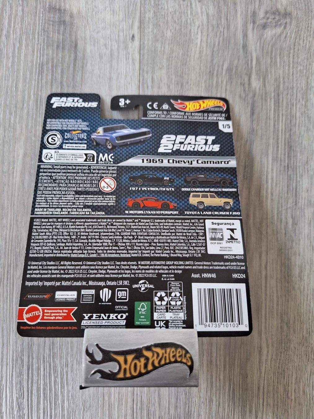 Komplettes Set Hot Wheels Premium 2023 Fast & Furious