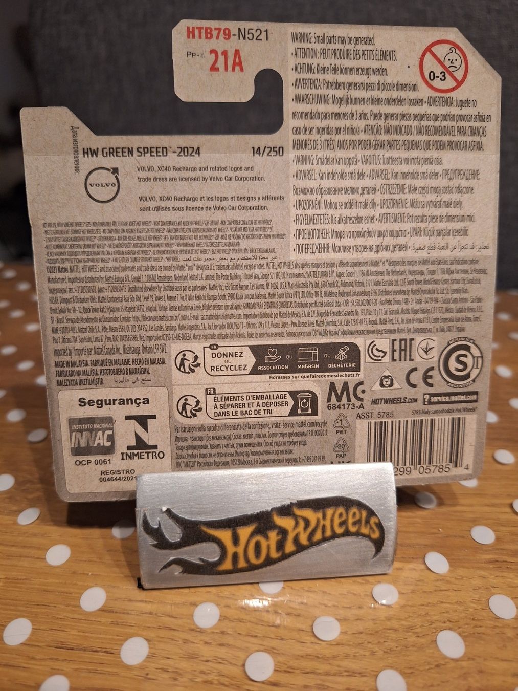 Hot Wheels HW Green Speed 2024 Volvo XC40 Recharge 2/10 S