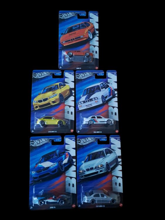 Komplettes Set Hot Wheels BMW Series 2025