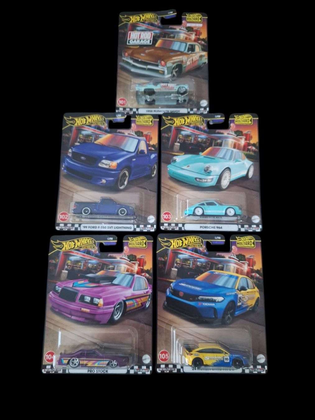 komplettes Set Hot Wheels Premium Boulevard #101 - 105 67,00 CHF